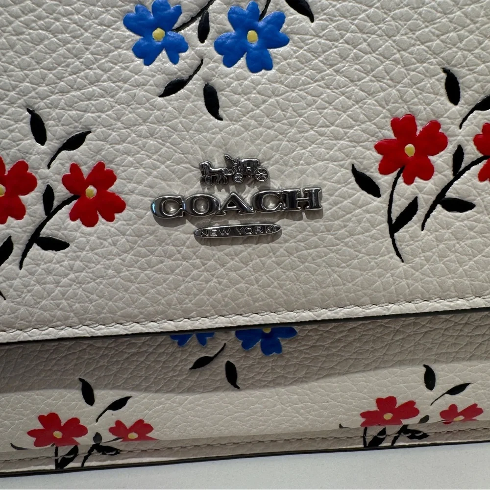 Coach Mini Klare Crossbody With Floral Print CT866 - Picture 5 of 9